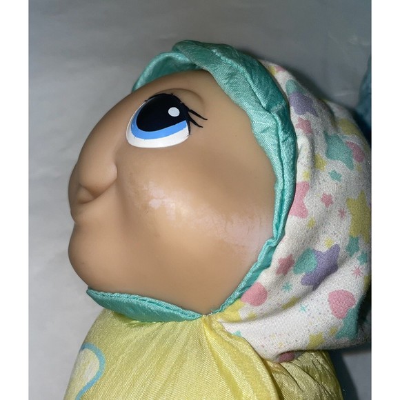 Vtg 1998 Playskool Gloworm Nylon Moon Plush Night Light Up WORKS Glow Worm #5770 - Picture 4 of 12